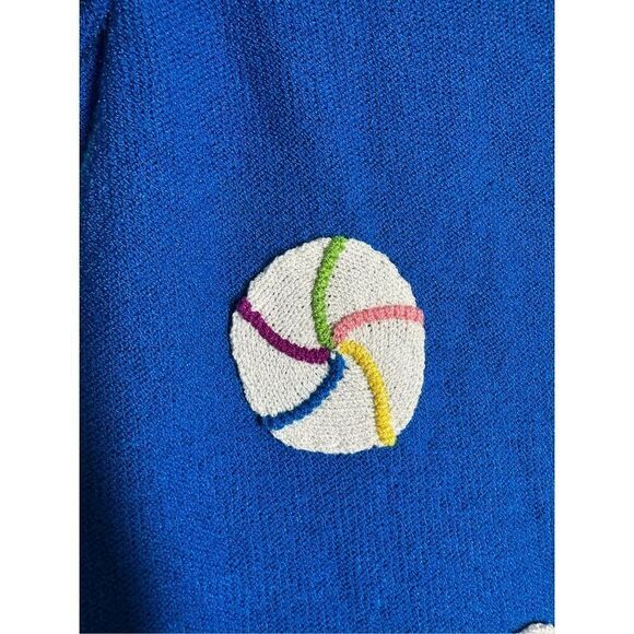 Vintage ALNORAL By Al Spokavicius Women’s Blue Knit Dress ress Size S Wool Blend - Picture 3 of 14